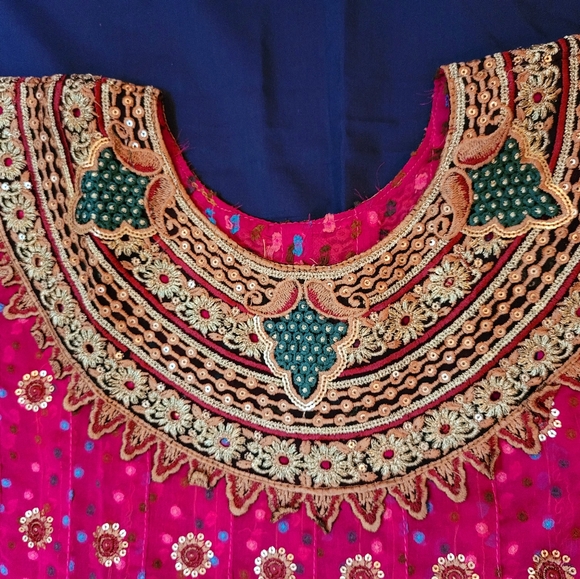 Embellished Semi Stitched Suit - Picture 3 of 8